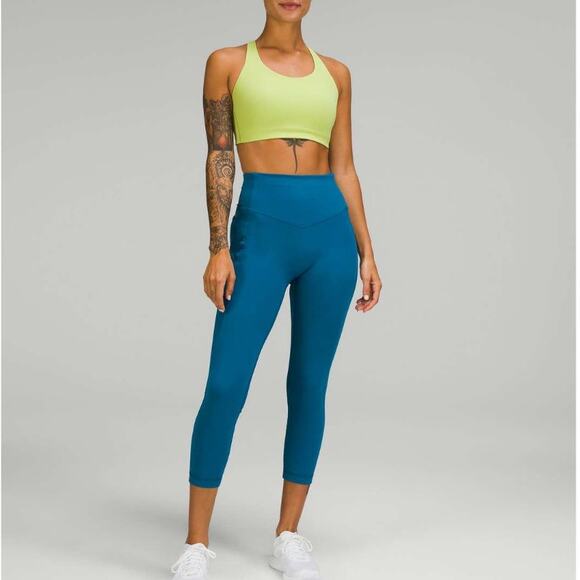 Lululemon All the Right Places High-Rise Drawcord Waist Crop 23” Size 8 - Picture 9 of 11